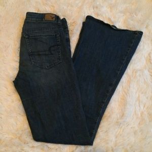 A.E.O Hi Rise Artist Super Stretch Denim 8492 Blue
